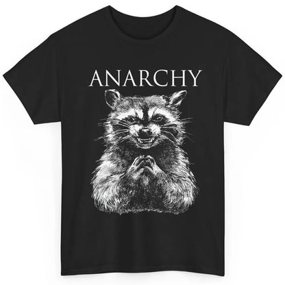 Funny Anarchy Raccoon Cute Raccoon Animal Raccoon Lover Gift Classic Unisex T-Shirt