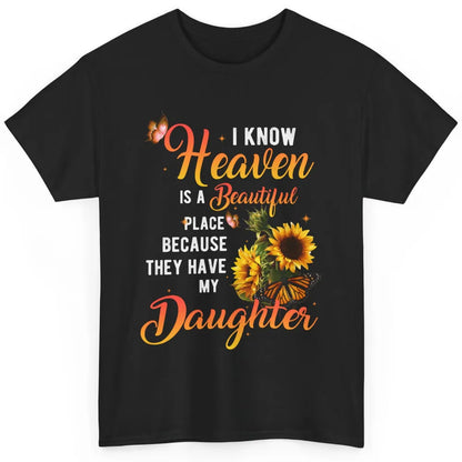 Daughter My Guardian Angel In Heaven Memorial Day Butterfly Classic Unisex T-Shirt