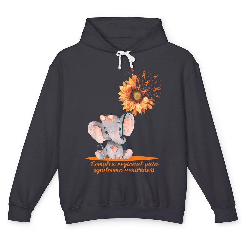 Complex Regional Pain Syndrome Sunflower Baby Elephant CRPS Unisex Lightweight Hoodie