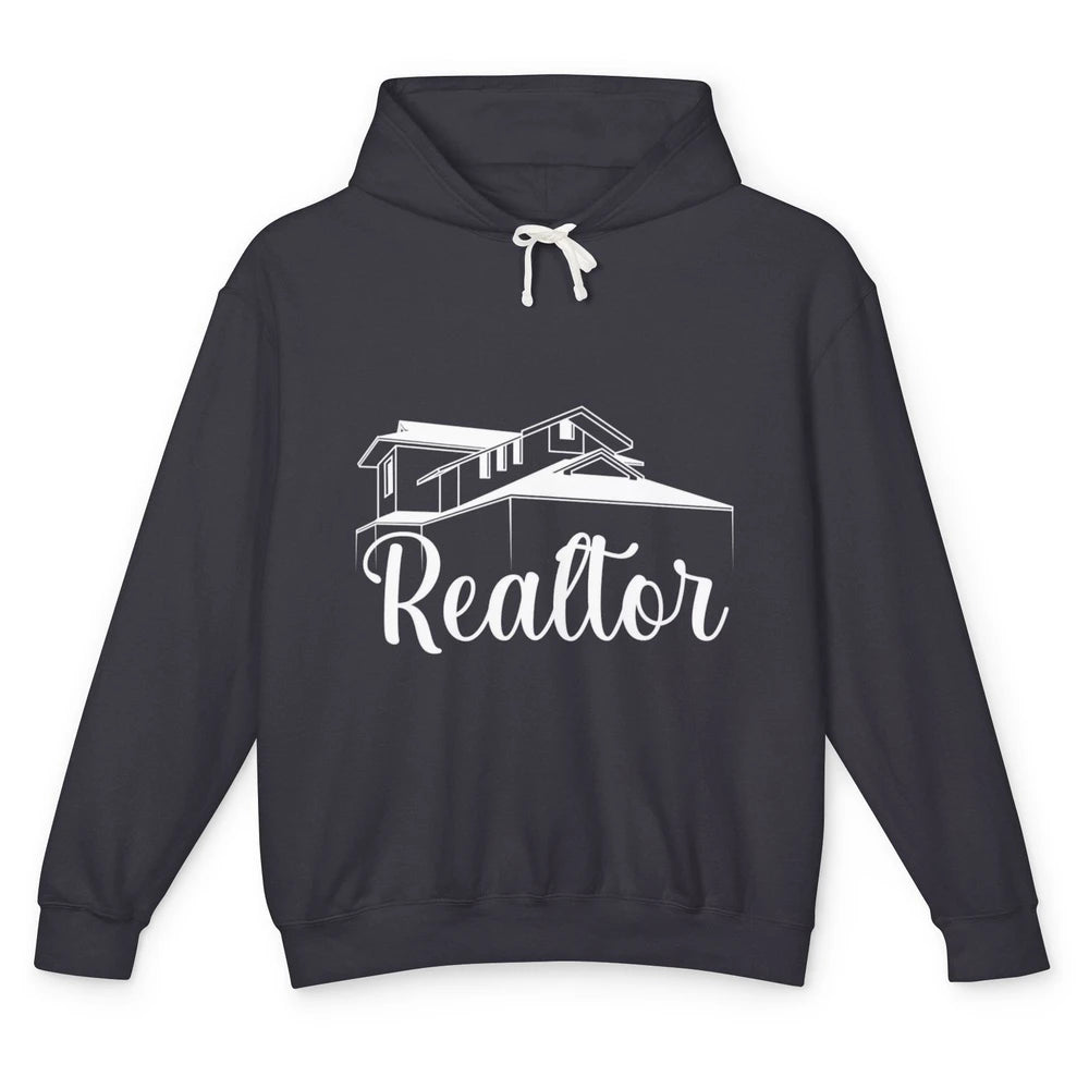 Real Estate Realtor Be There For You House Agent Close Deal Unisex Lightweight Hoodie