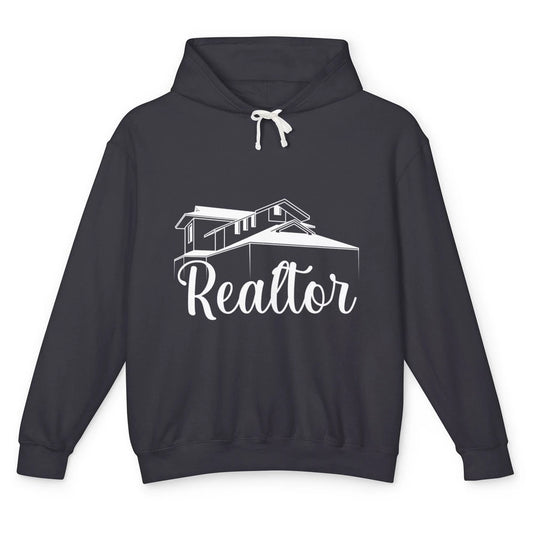 Real Estate Realtor Be There For You House Agent Close Deal Unisex Lightweight Hoodie