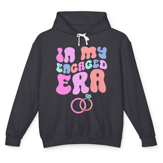 In My Engaged Era Boho Groovy Bridal Shower Party Wedding Unisex Lightweight Hoodie