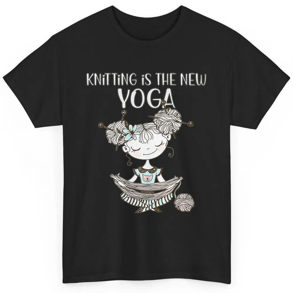 Cute Knitting New Yoga Crazy Crochet Lady Yarning Sew Women Classic Unisex T-Shirt