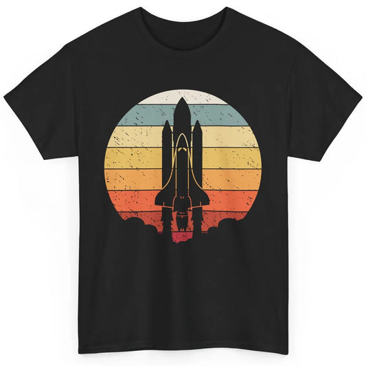 Vintage Astronaut Spaceship Spacecraft Spaceman Astrology Classic Unisex T-Shirt