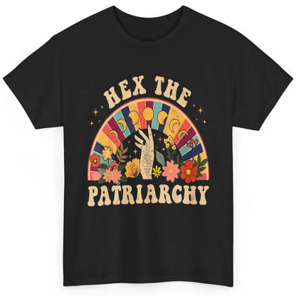 Witch Hand Hex The Patriarchy Halloween Moon Aesthetic Women Classic Unisex T-Shirt