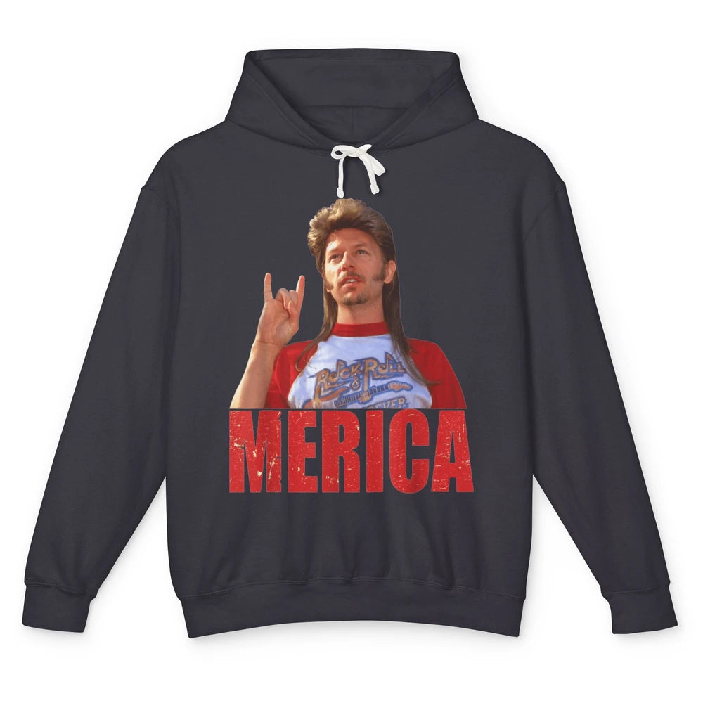 Funny Joe Merica 4th Of July Independence America Patriotic Unisex Lightweight Hoodie