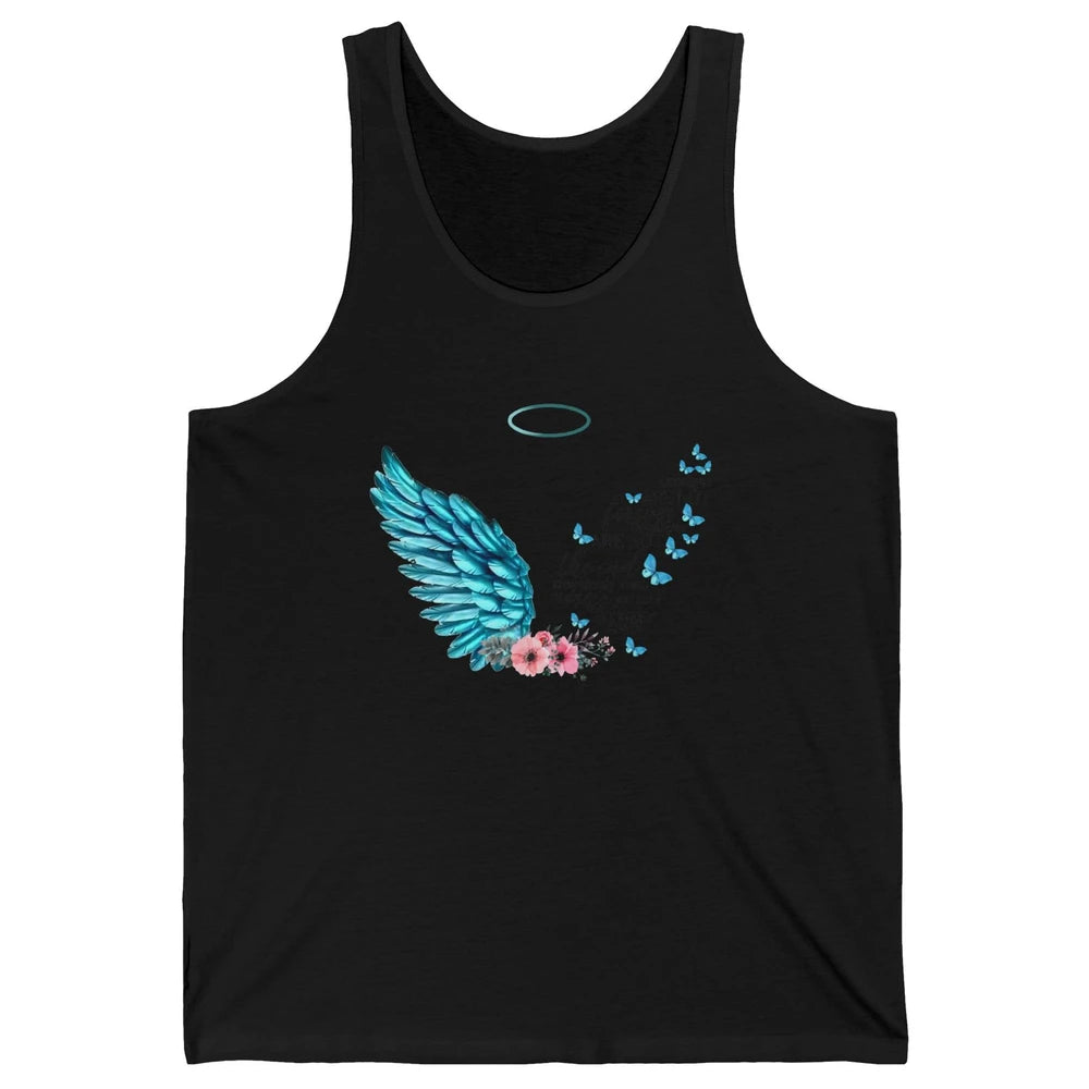 Angel Wing Cardinals Goodbyes Are Not The End Heaven Angel Unisex Jersey Tank