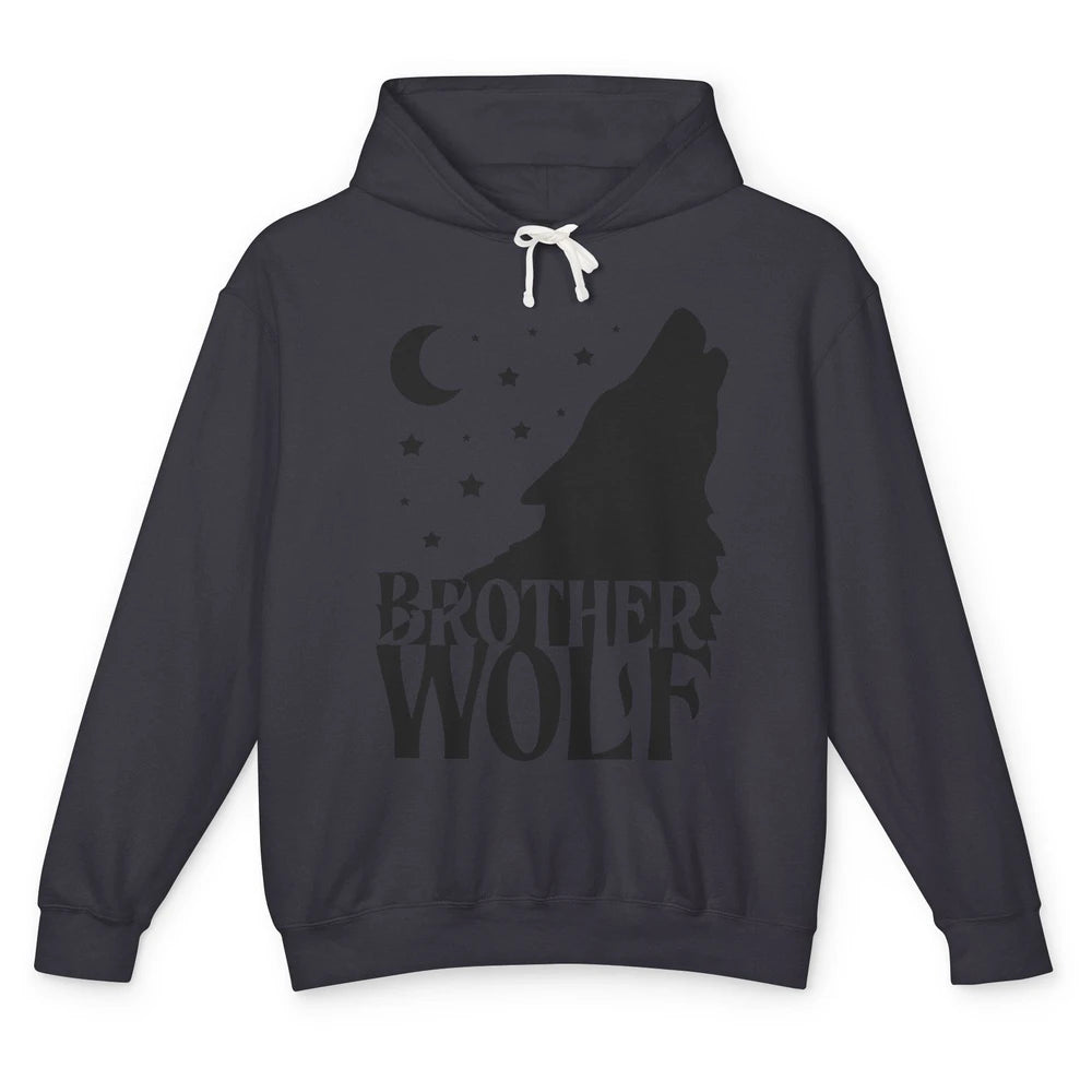 Brother Wolf Wolf Pack Wolf Family Matching Family Outfit Unisex Lightweight Hoodie