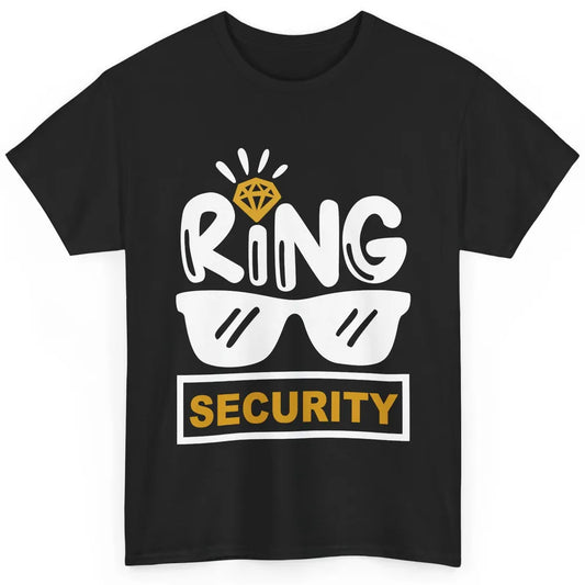 Wedding Ring Security Boy Girl Ring Bearer Wedding Party Classic Unisex T-Shirt