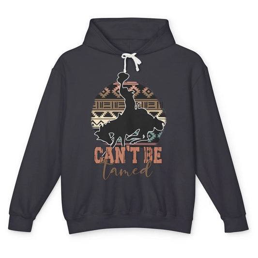 Can’t be Tamed Cowboy Saddle Horseback Western Country Unisex Lightweight Hoodie