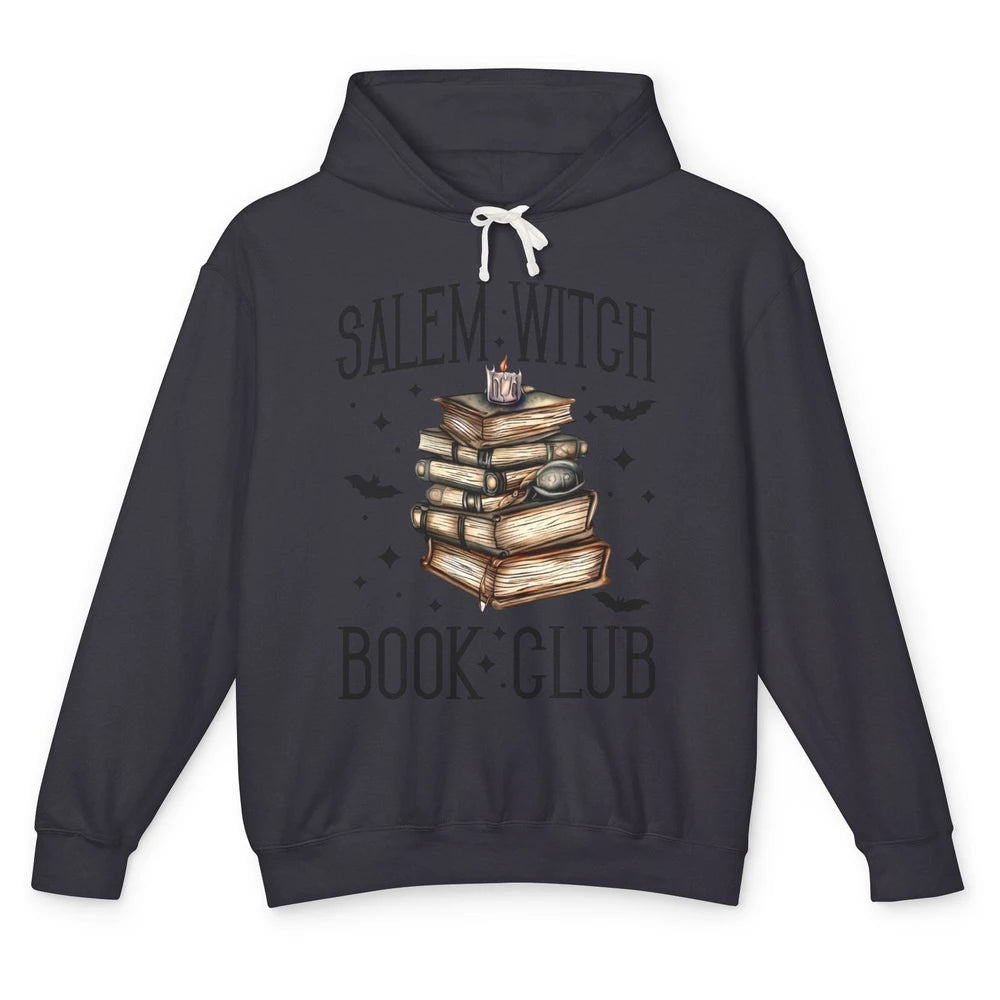 Retro Halloween Salem Witch Book Club Booknerd Reading Lover Unisex Lightweight Hoodie