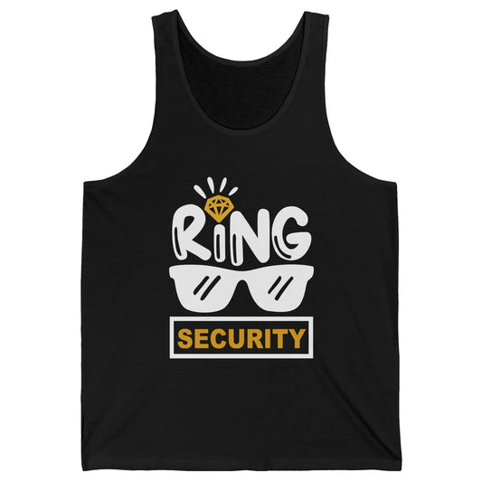 Wedding Ring Security Boy Girl Ring Bearer Wedding Party Unisex Jersey Tank