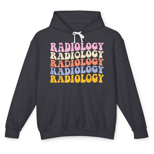 Groovy Radiology Life Radiologist Rad Tech Technologist Boho Unisex Lightweight Hoodie