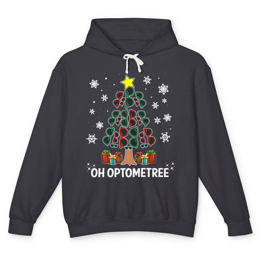 Glasses Christmas Tree Oh Optometree Optometry Optician Gift Unisex Lightweight Hoodie