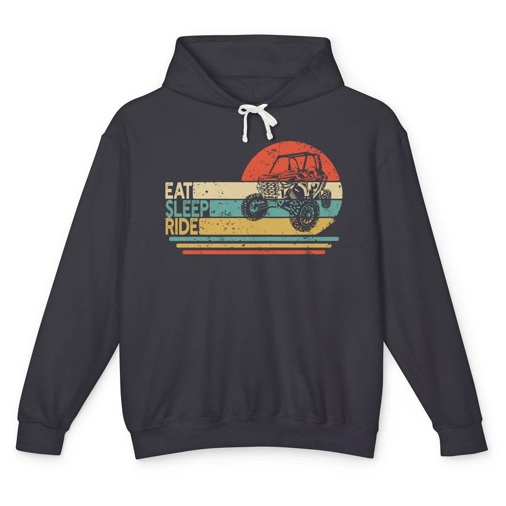 Vintage Eat Sleep Ride XSX Life UTV Offroad Mud Riding Gift Unisex Lightweight Hoodie