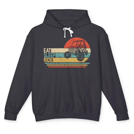 Vintage Eat Sleep Ride XSX Life UTV Offroad Mud Riding Gift Unisex Lightweight Hoodie