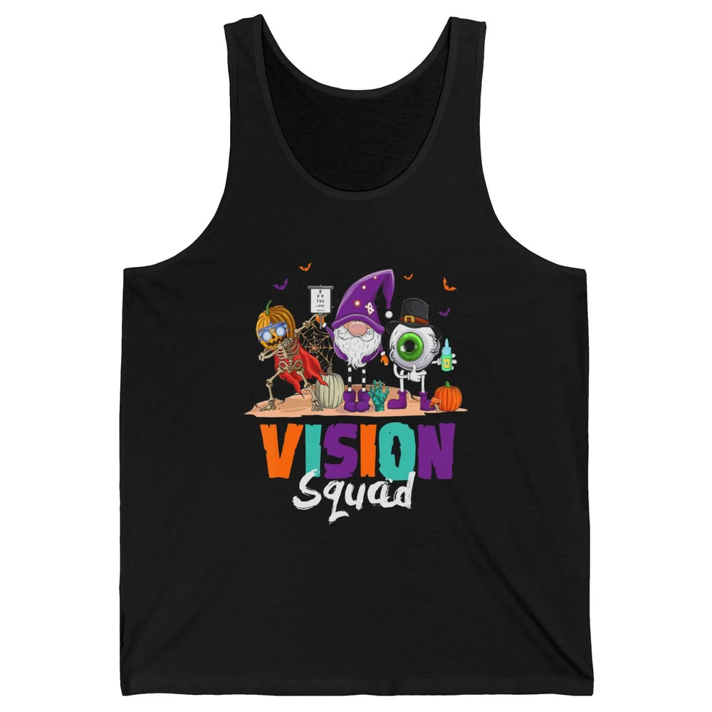 Vision Squad Optometry Optometrist Witch Halloween Spooky Unisex Jersey Tank