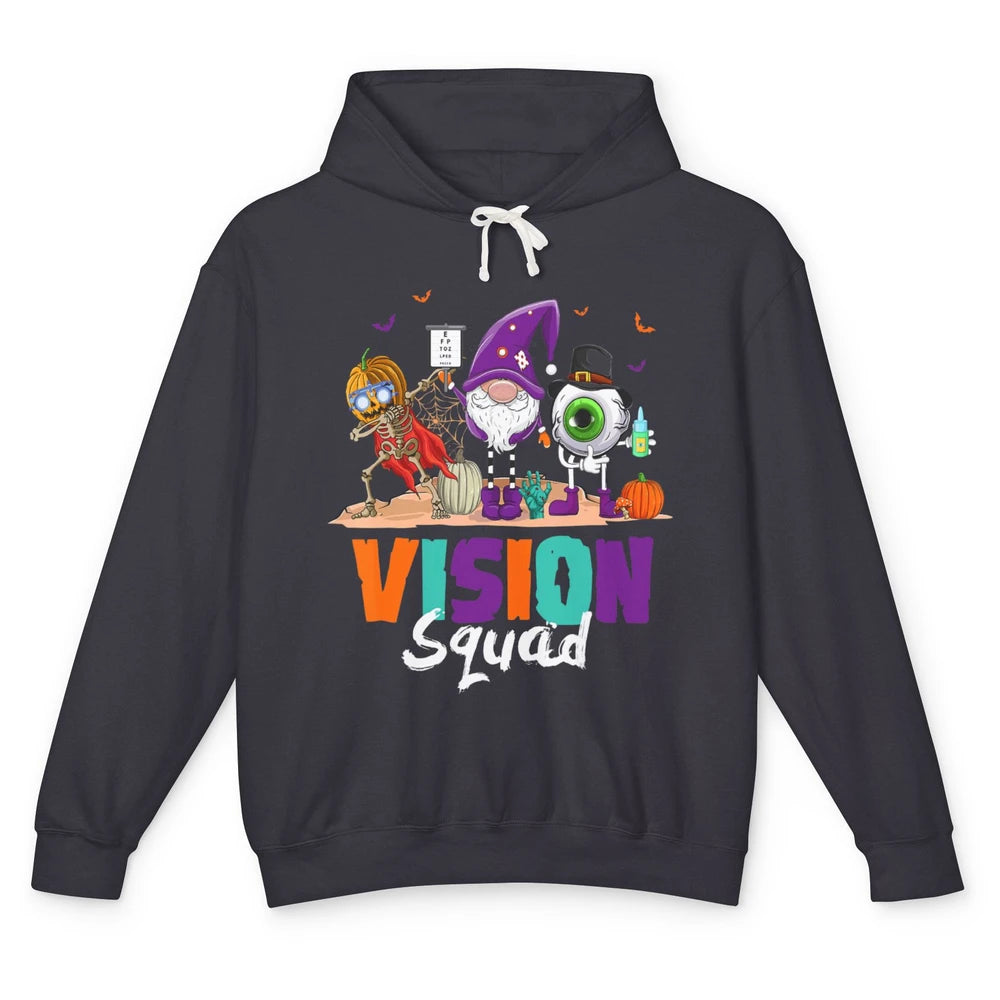 Vision Squad Optometry Optometrist Witch Halloween Spooky Unisex Lightweight Hoodie