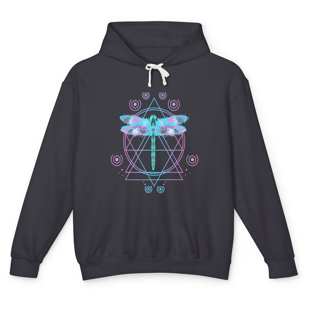 Dragonfly Pastel Gothic Hippie Aesthetic Dark Mystical Witch Unisex Lightweight Hoodie