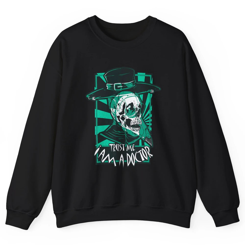 World Death Doctor Medieval Plague Halloween Spooky Season Unisex Crewneck Sweatshirt