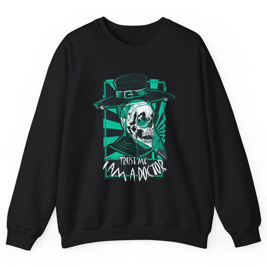 World Death Doctor Medieval Plague Halloween Spooky Season Unisex Crewneck Sweatshirt