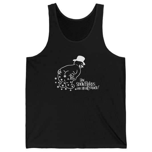 Funny How Snowflakes Are Really Made Christmas Costume Gift Unisex Jersey Tank