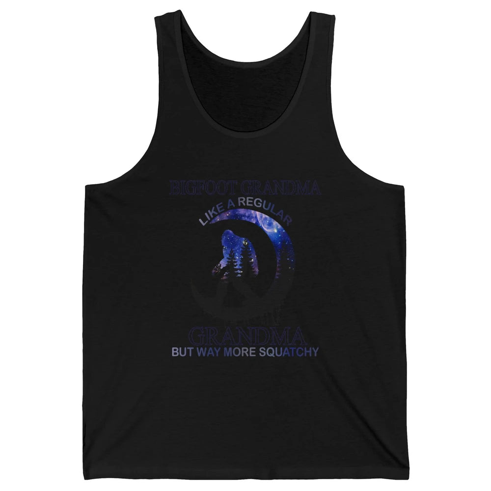 Bigfoot Grandma Like A Regular Grandma But Way More Squatchy Unisex Jersey Tank