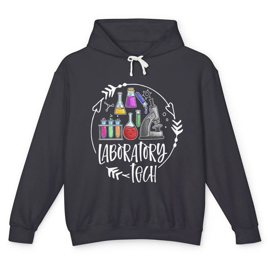 Cute Laboratory Tech Lab Week Medical Laboratory Scientist Unisex Lightweight Hoodie