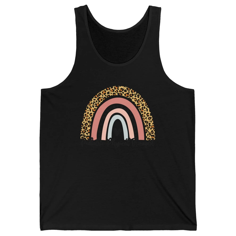 Retro Pediatric Physical Therapy Rainbow Physical Therapist Unisex Jersey Tank