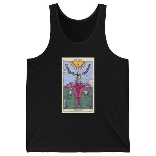 1973 Pro Roe Feminist Strength Tarot Card Mystical Halloween Unisex Jersey Tank