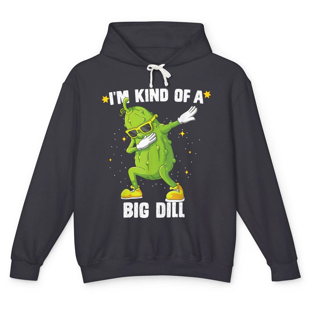 I’m Kind Of Big Dill Pickle Dabbing Cucumber Halloween Unisex Lightweight Hoodie