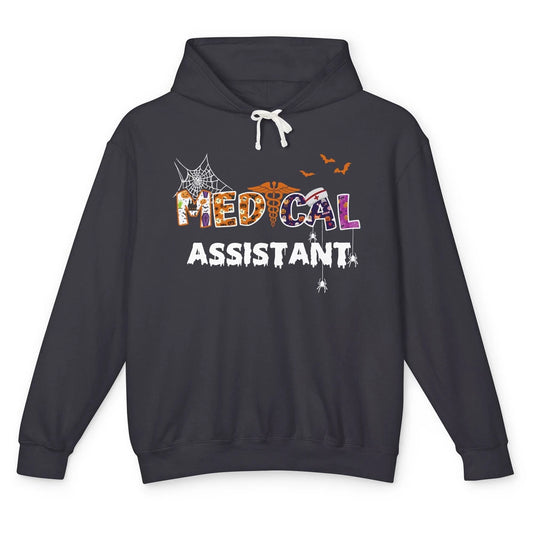 Funny Spooky Medical Assistant Halloween Costume CMA Gift Unisex Lightweight Hoodie