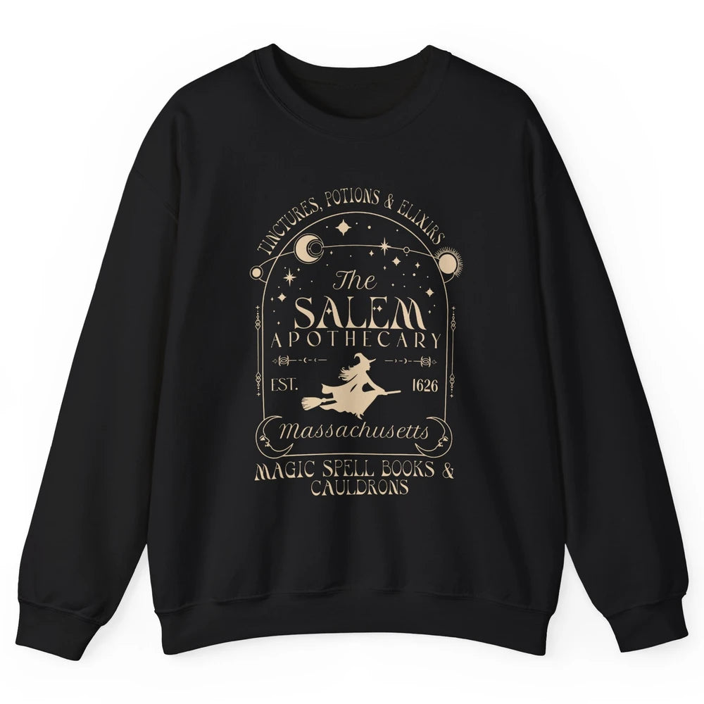 Retro Salem Apothecary Since 1626 Halloween Salem Witches Unisex Crewneck Sweatshirt