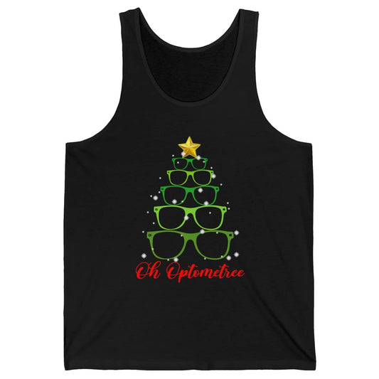 Glasses Christmas Tree Oh Optometree Optometry Optician Gift Unisex Jersey Tank