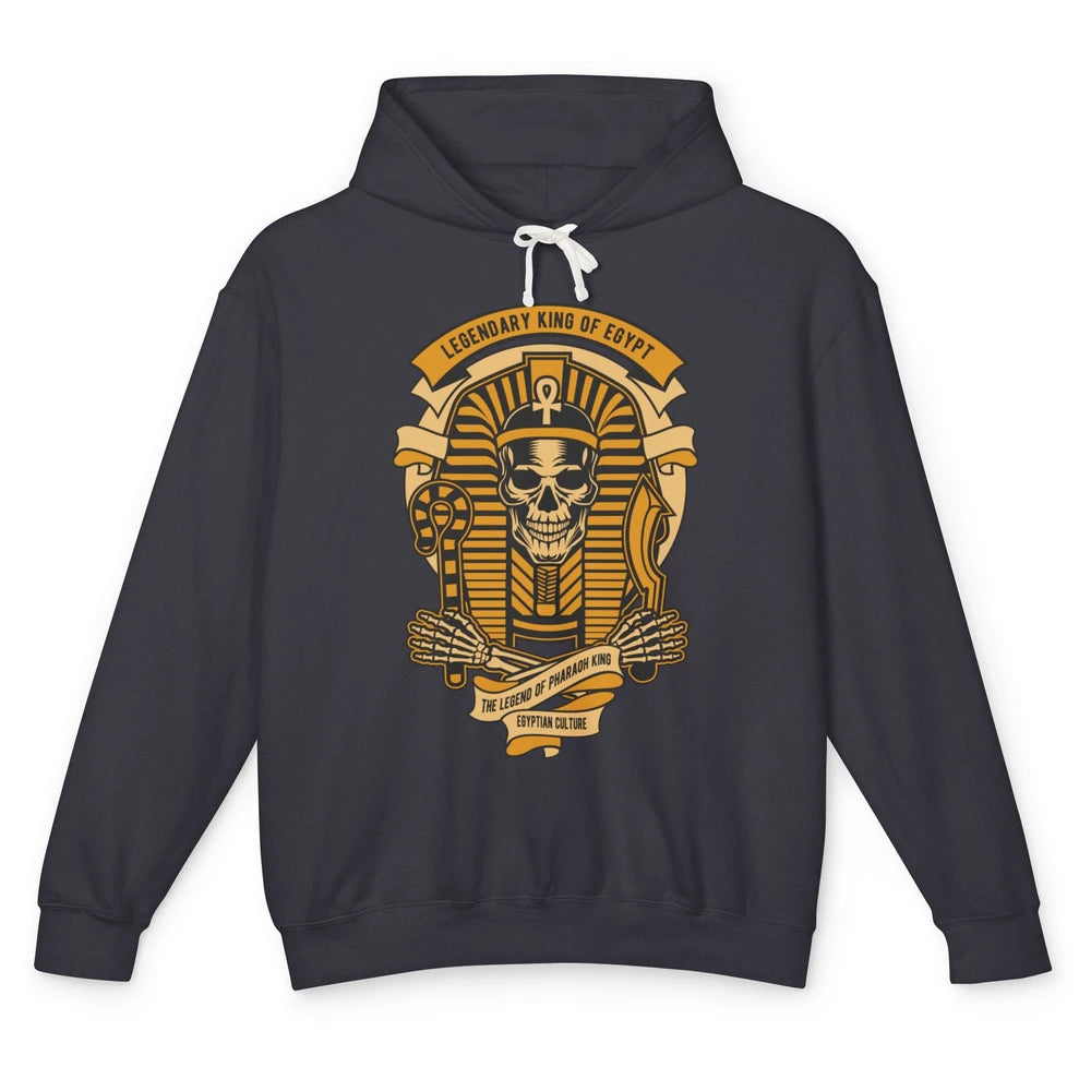 Ancient Egyptian Pyramid Golden King Tut Pharaoh Tutankhamun Unisex Lightweight Hoodie