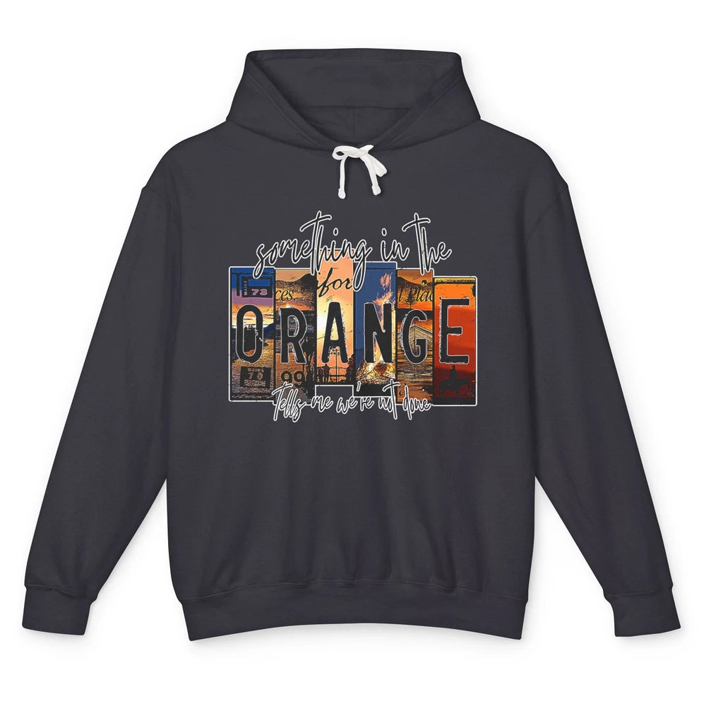 Retro Something In The Orange Vintage Western Country Rodeo Unisex Lightweight Hoodie