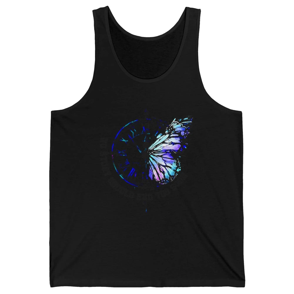 Suicide Prevention Butterfly No Story Should End Too Soon Unisex Jersey Tank