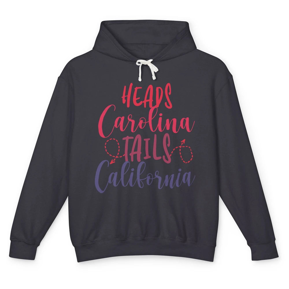 Heads Carolina Tail California Western Summer Beach Paradise Unisex Lightweight Hoodie