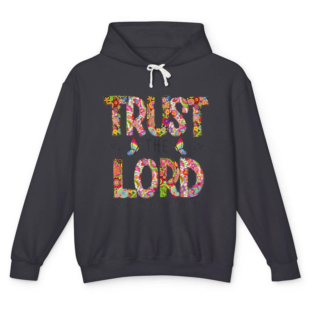 Prayer Bible Verse Religious Trust The Lord Jesus Christian Unisex Lightweight Hoodie