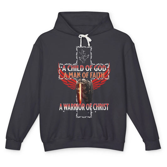 Knight Templar Kneel Before God Warrior Of Christ Jesus Son Unisex Lightweight Hoodie