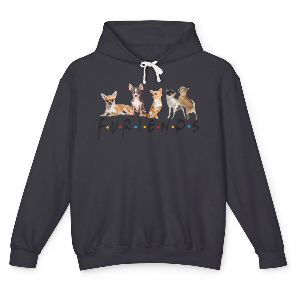 Chihuahua Furiends Furry Friends Dogs Chihuahua Lovers Gift Unisex Lightweight Hoodie