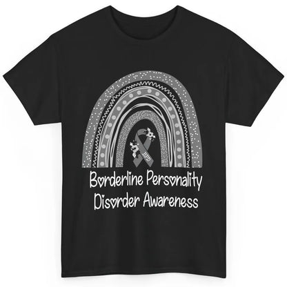 Borderline Personality Disorder Awareness BPD Gray Rainbow Classic Unisex T-Shirt