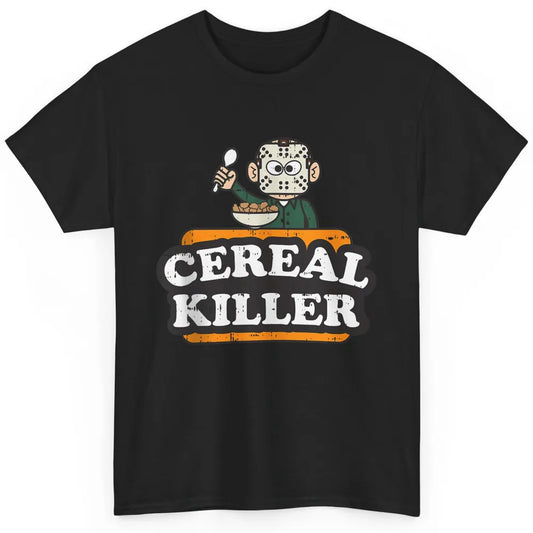 Funny Cereal Killer Food Pun Humor Halloween Spooky Season Classic Unisex T-Shirt