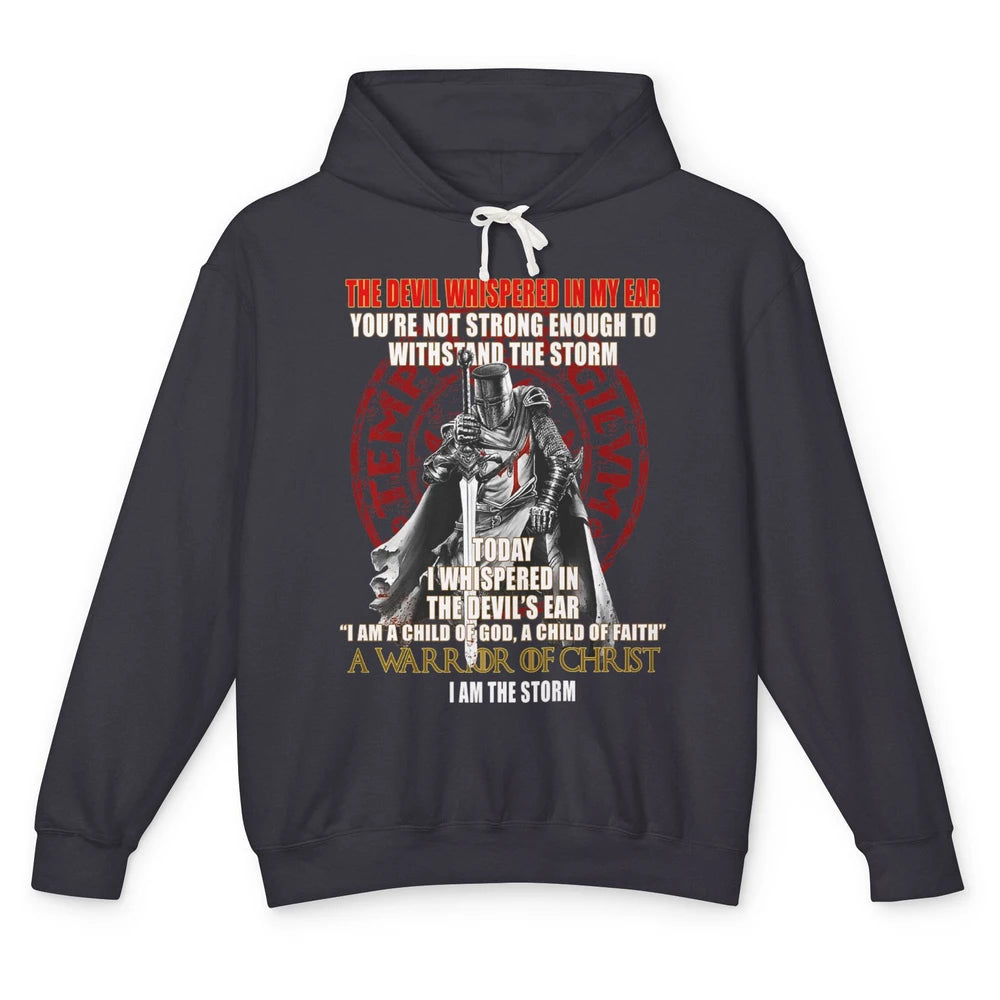 Knight Templar Kneel Before God Warrior Of Christ Jesus Son Unisex Lightweight Hoodie