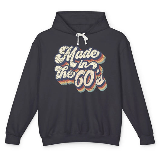 Retro Vintage Made In The 60's 1960s Born Birthday Day Gift Unisex Lightweight Hoodie