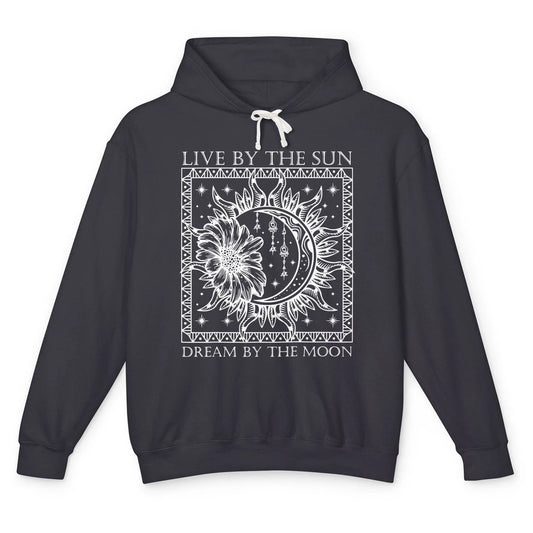 Aesthetic Mystical Sun Moon Gothic Boho Bohemian Astrology Unisex Lightweight Hoodie