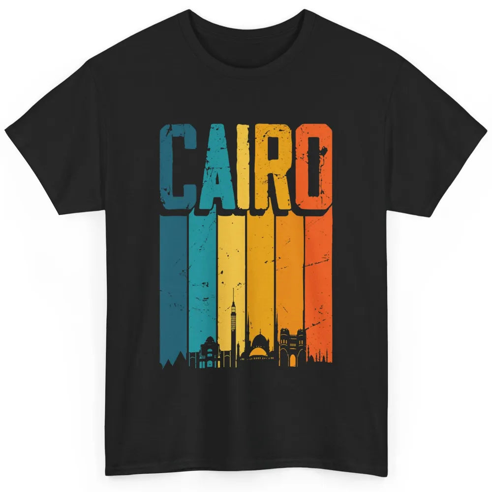 Ancient Pyramids Mystery Cairo Egypt Egyptian Sunset Skyline Classic Unisex T-Shirt