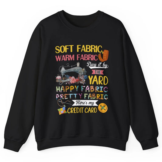 Sewing Soft Fabric Warm Fabric Buy It By The Yard Seamstress Unisex Crewneck Sweatshirt