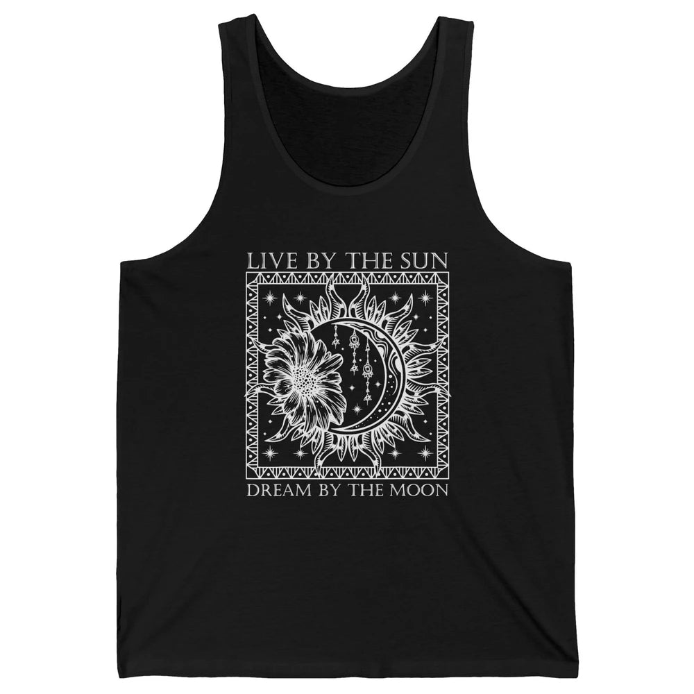 Aesthetic Mystical Sun Moon Gothic Boho Bohemian Astrology Unisex Jersey Tank