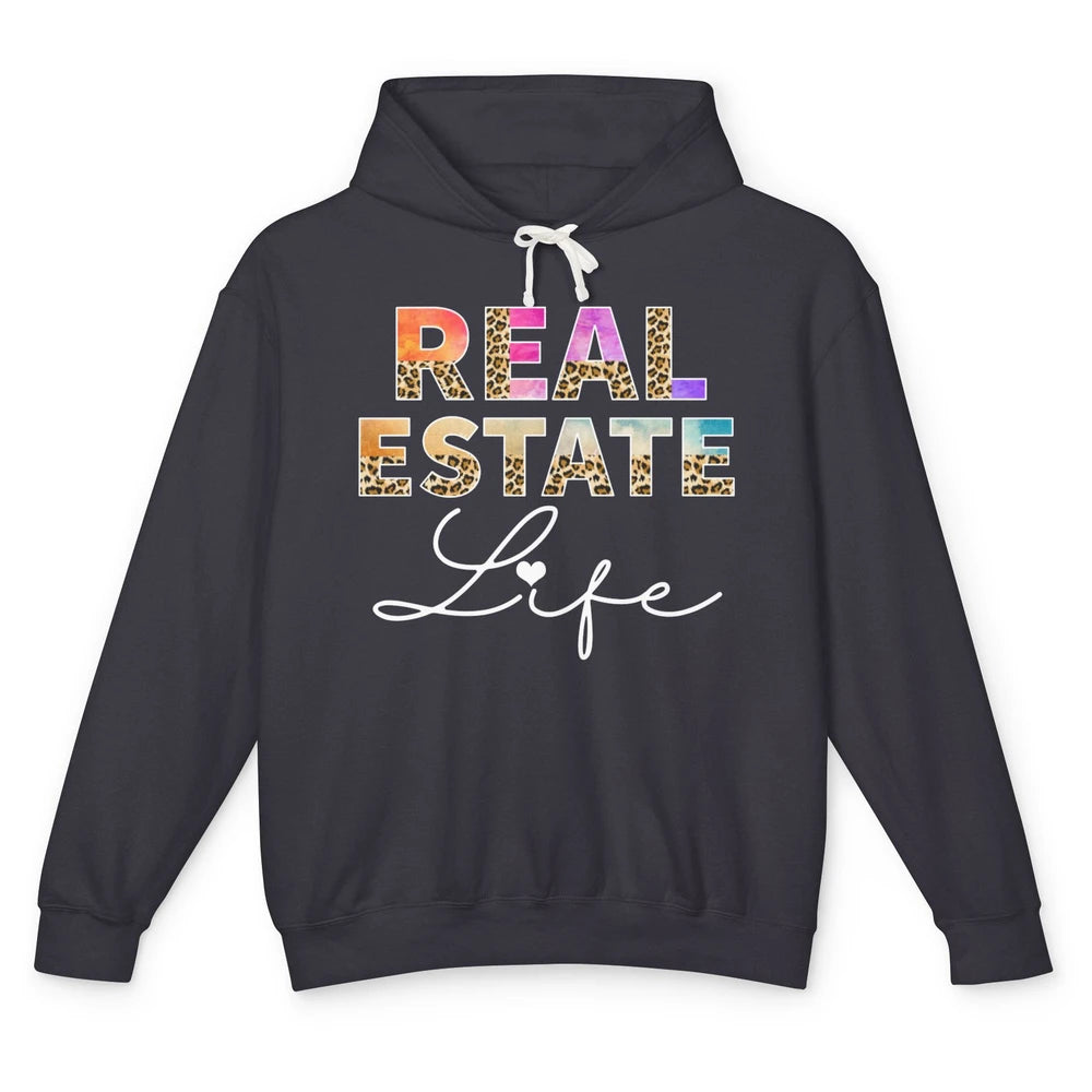 Leopard Real Estate Life Realtor Closing Deal Investor House Unisex Lightweight Hoodie